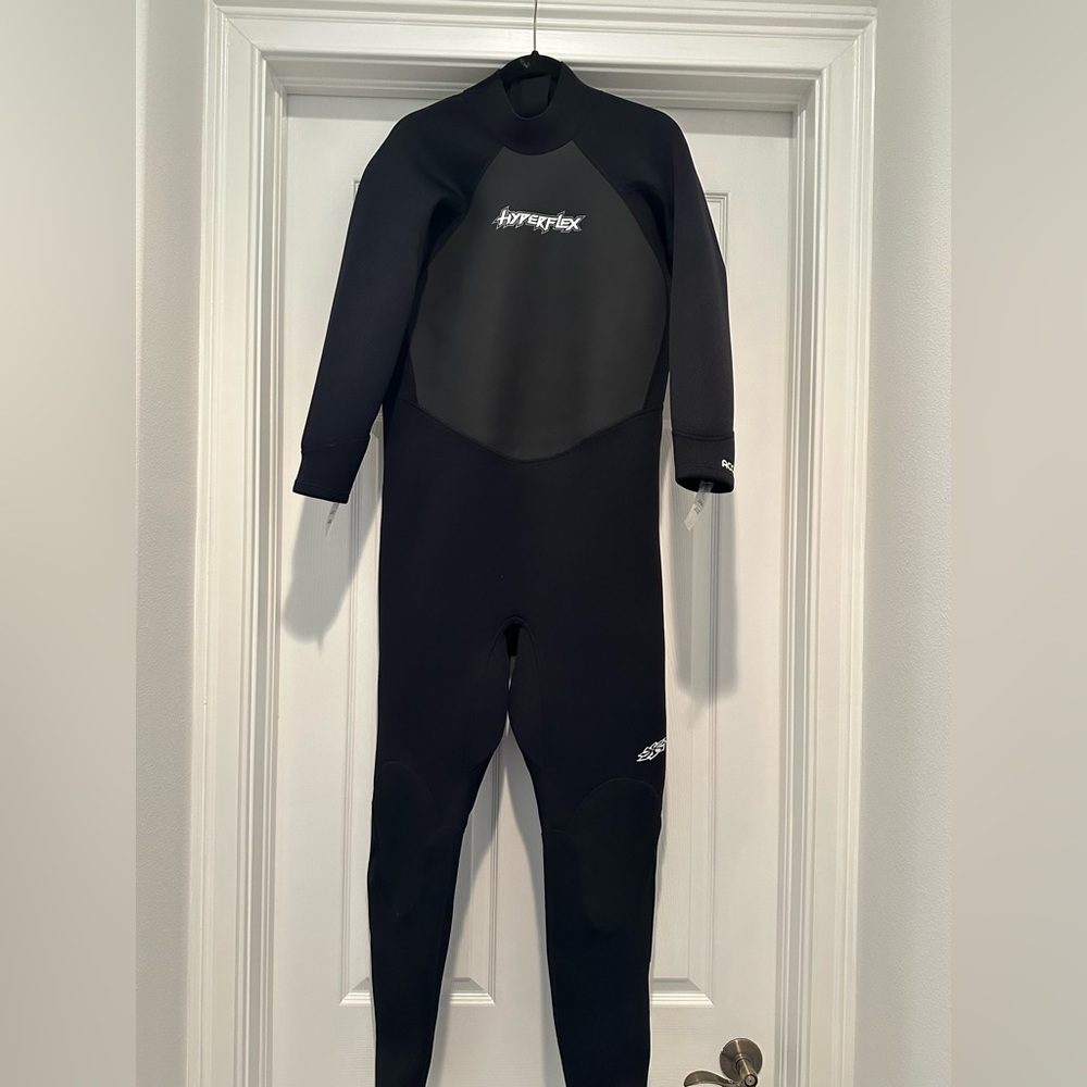 NWOT Men’s 3XL Hyperflex 3/2mm Access Wetsuit Neoprene Back Zip Never Worn